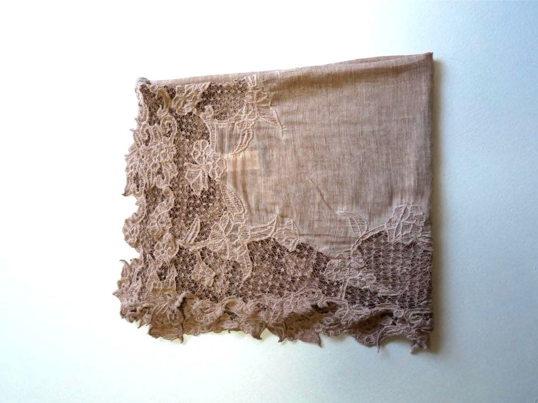 Faliero Sarti ファリエロサルティ コットン×シルク レースショール