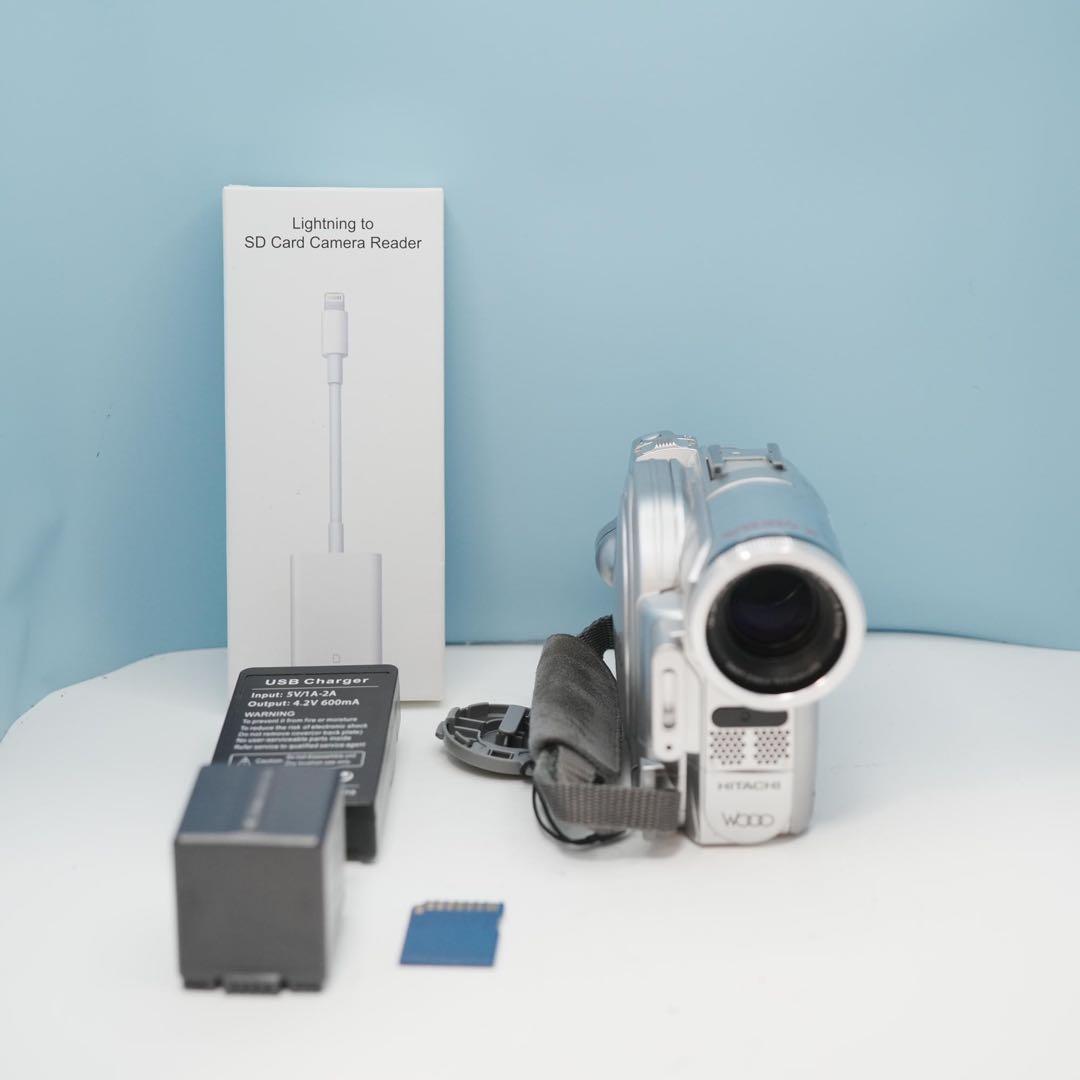 HITACHI WOOD DVDCAM ビデオカメラ 美品 a4208