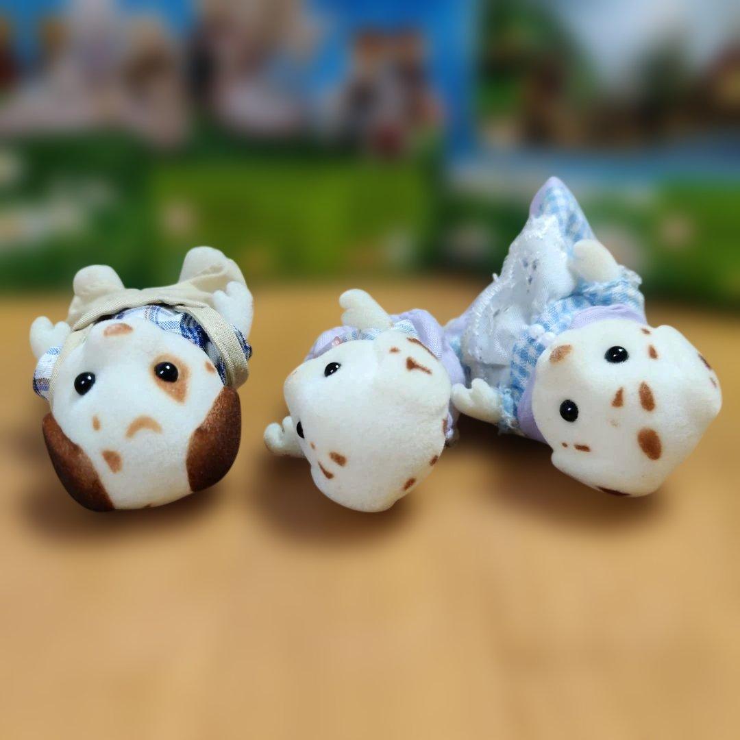 シルバニア　チョコレートダルメシアン　3匹
