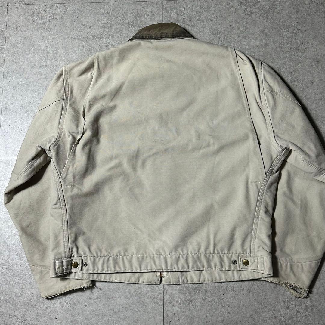 Carhartt デトロイトジャケット L J76STN ストーン 白系