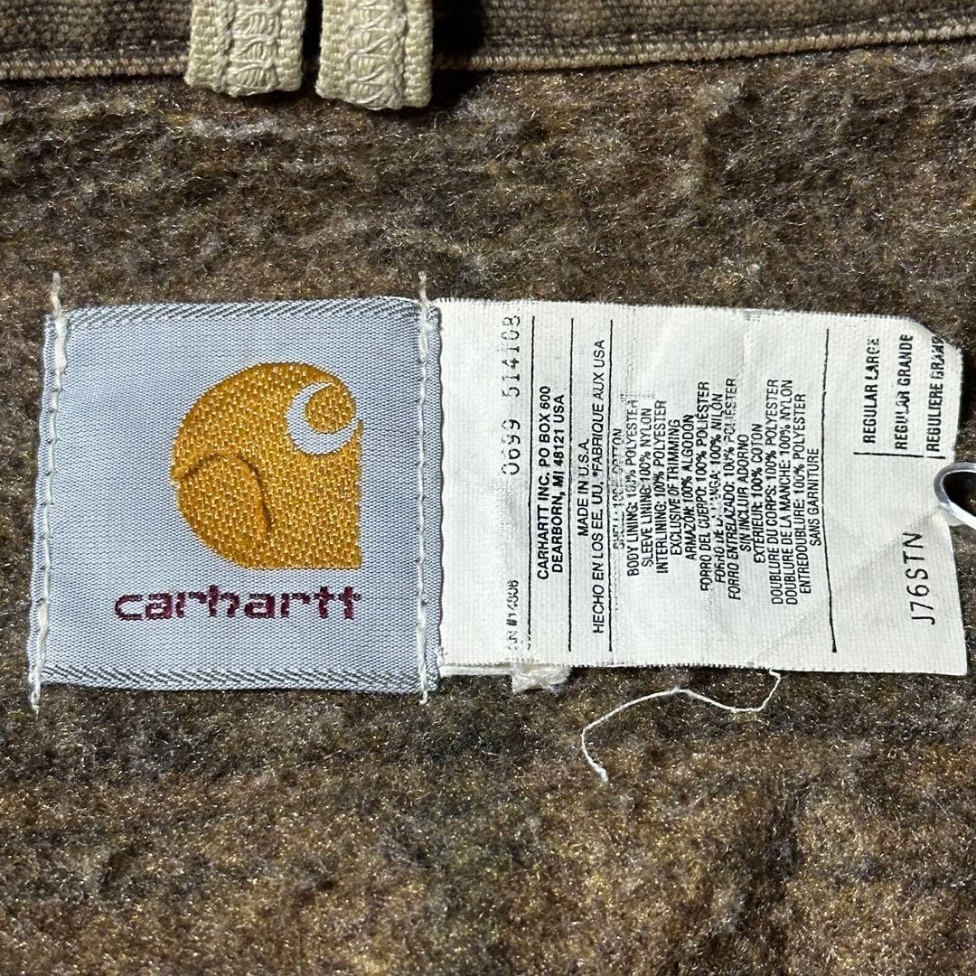Carhartt デトロイトジャケット L J76STN ストーン 白系