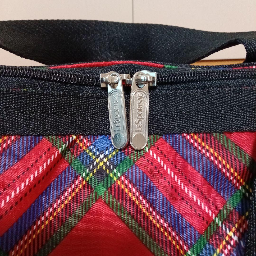 Lesportsac ボストンバッグ タータンチェック　完売品
