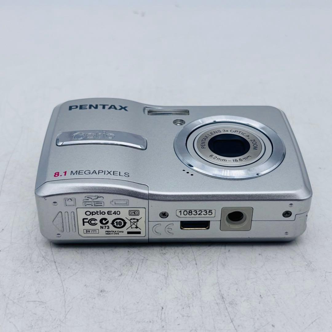 【美品動作確認済み】PENTAX Optio E40 単三電池