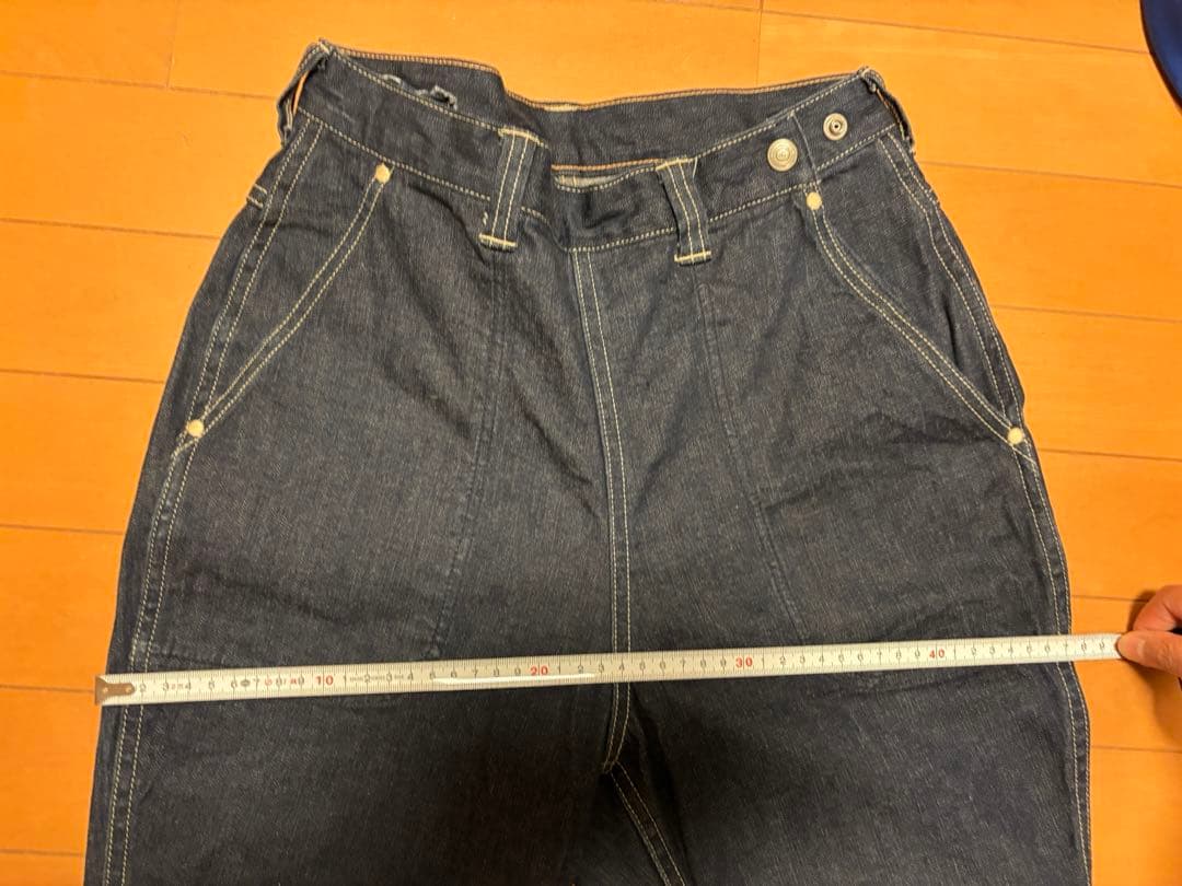 専用です！　45R 麦デニムストレッチの桃比女（1 ンディゴ濃）