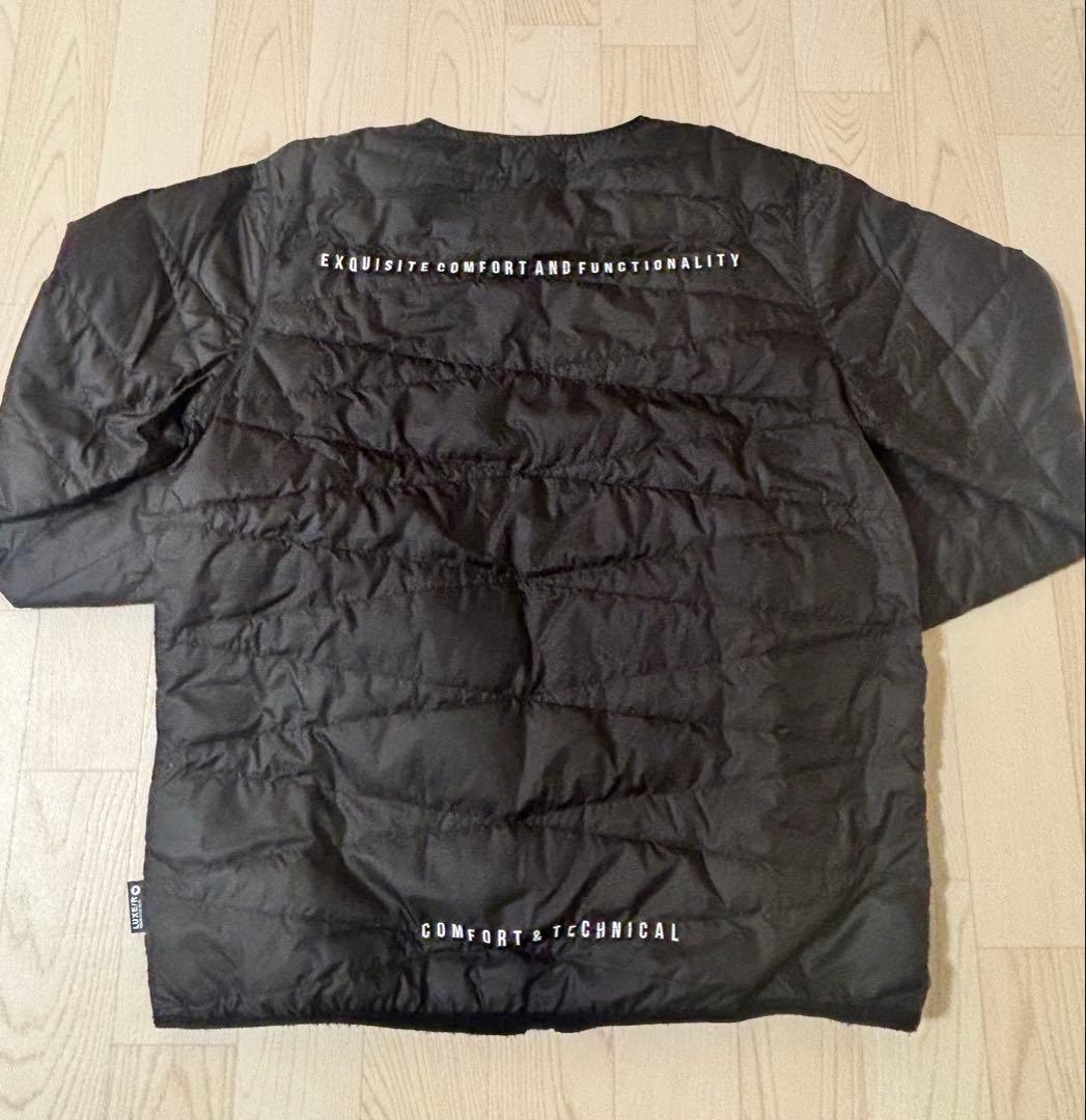 LUXE/R ラグジュ　ブラック 高密度タフタ　ダウンジャケット L サイズ美品