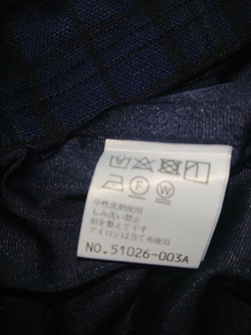 ローズティアラ 46 八分袖 ひざ丈ワンピース ネイビ−カラ−(チェック柄)