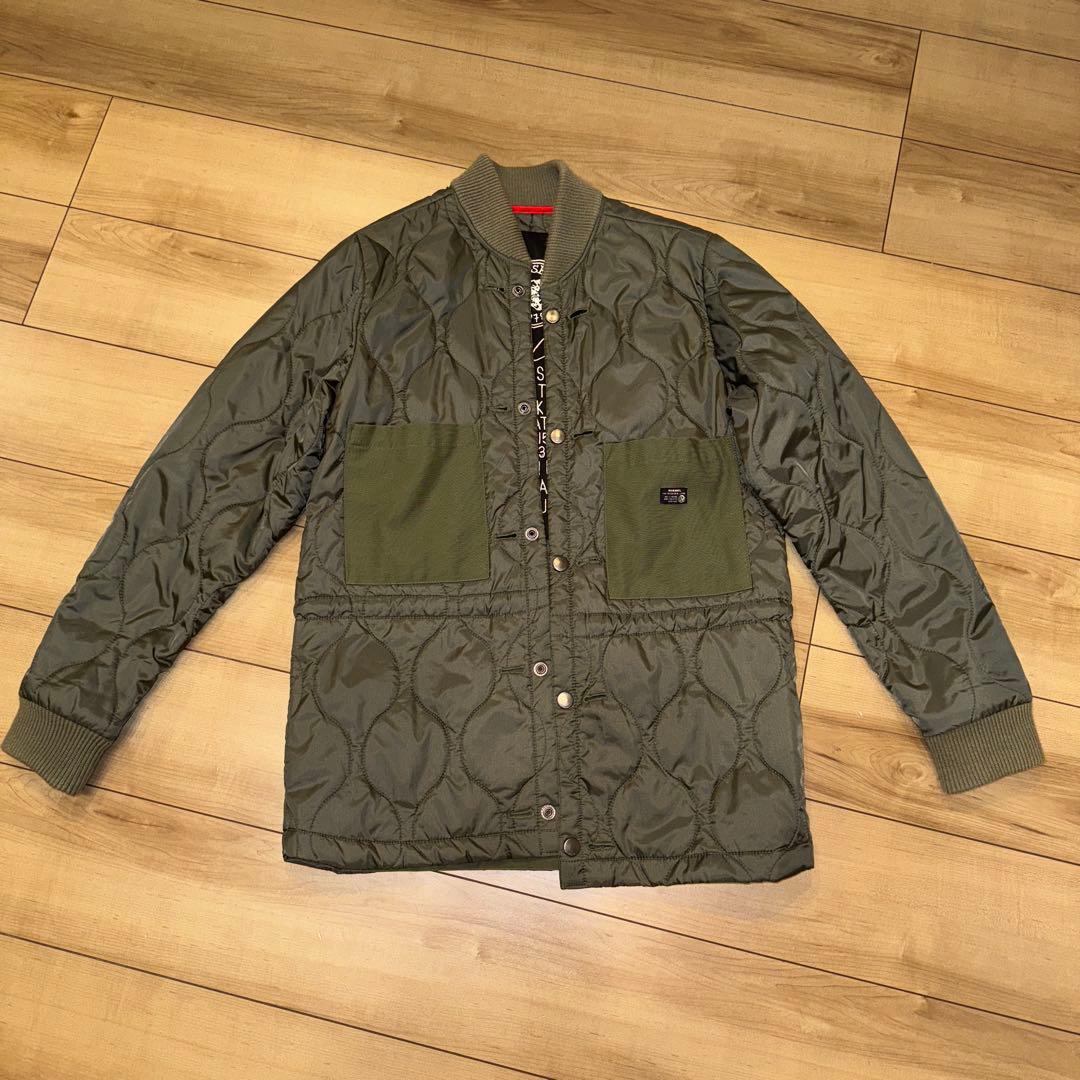 DIESEL ディーゼル モッズコート Sサイズ オリーブ インナーダウンセット