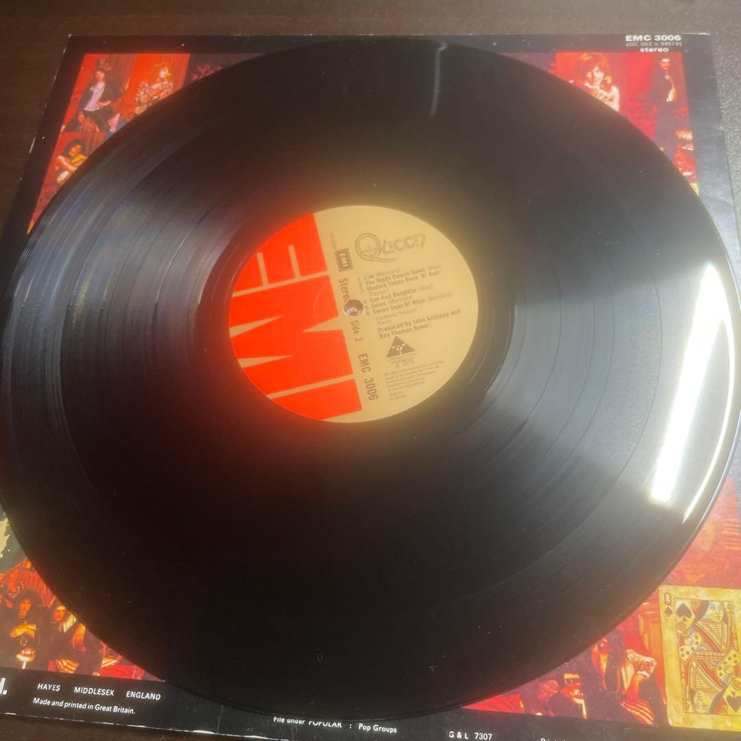 Queen ライブ LP レコード EMC 3008