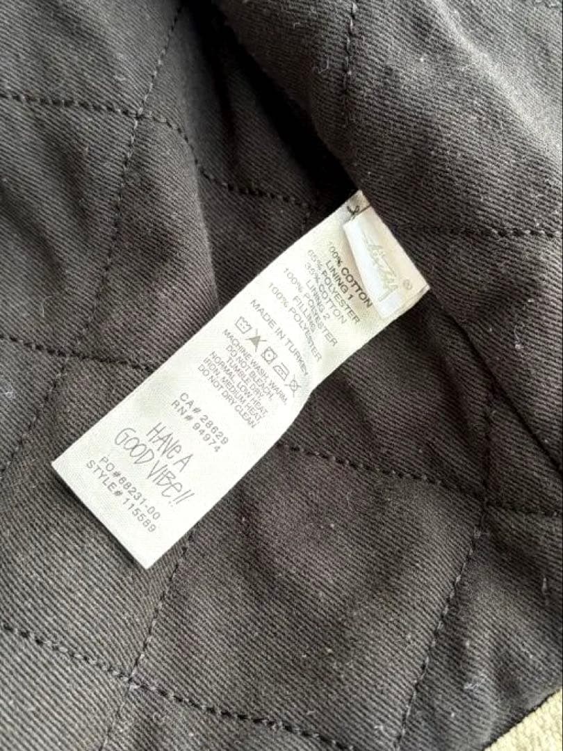 Stussy WASHED CANVAS SHOP JACKET ステューシー