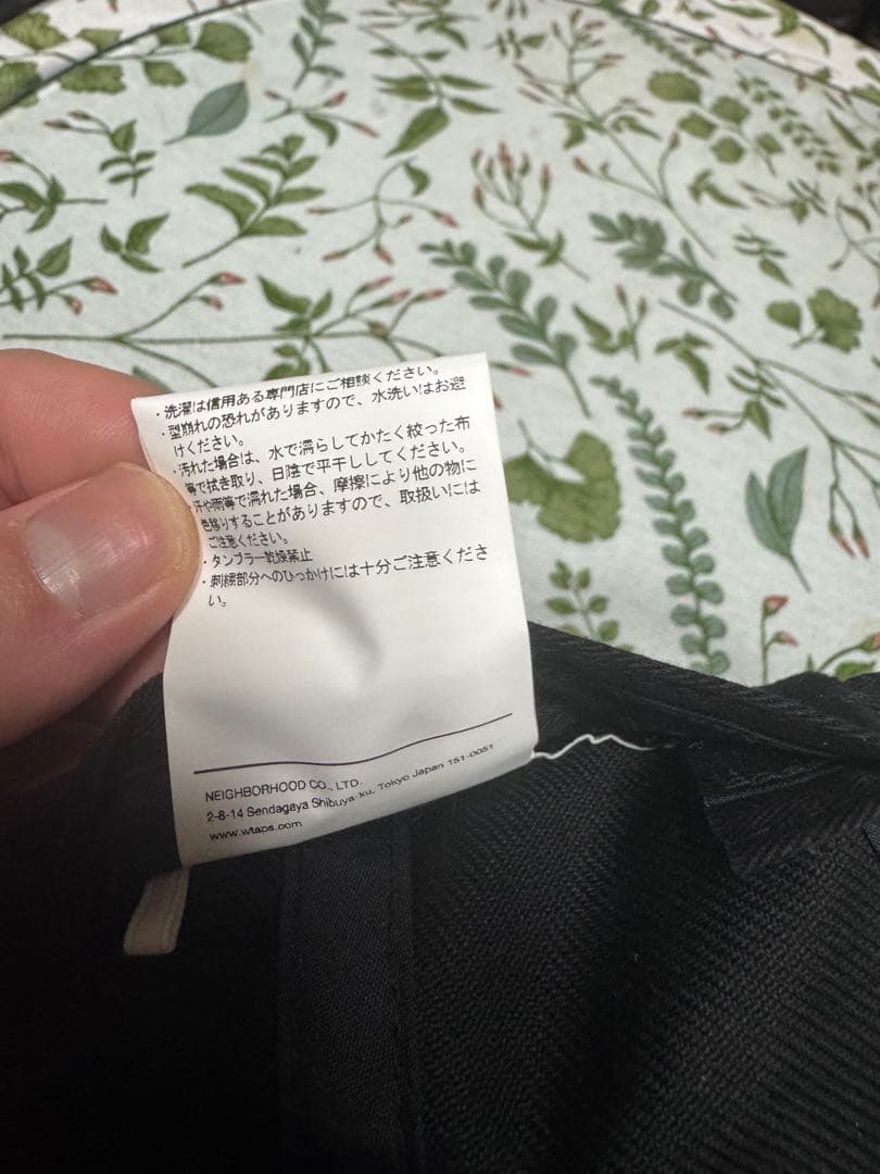 帽子 WTAPS T-6M 02 CAP COTTON TWILL BLACK