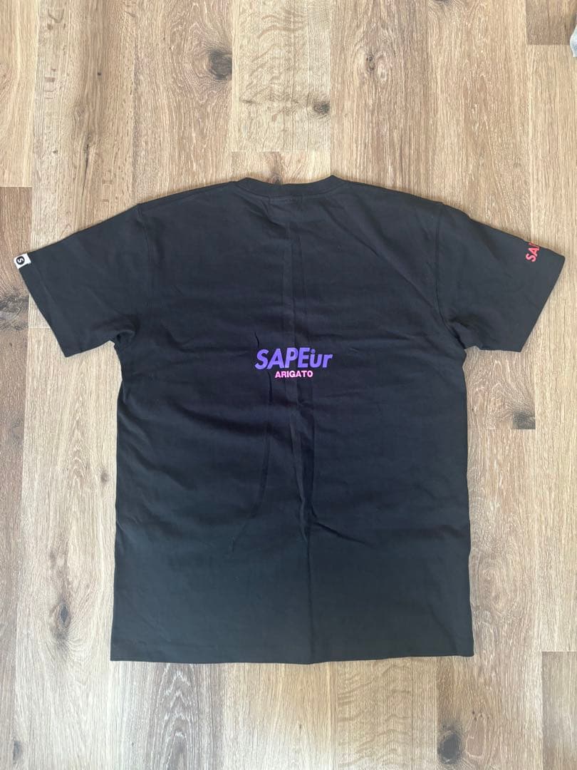 SAPEur サプール ワンピース ハンコック コラボTシャツ 黒 L