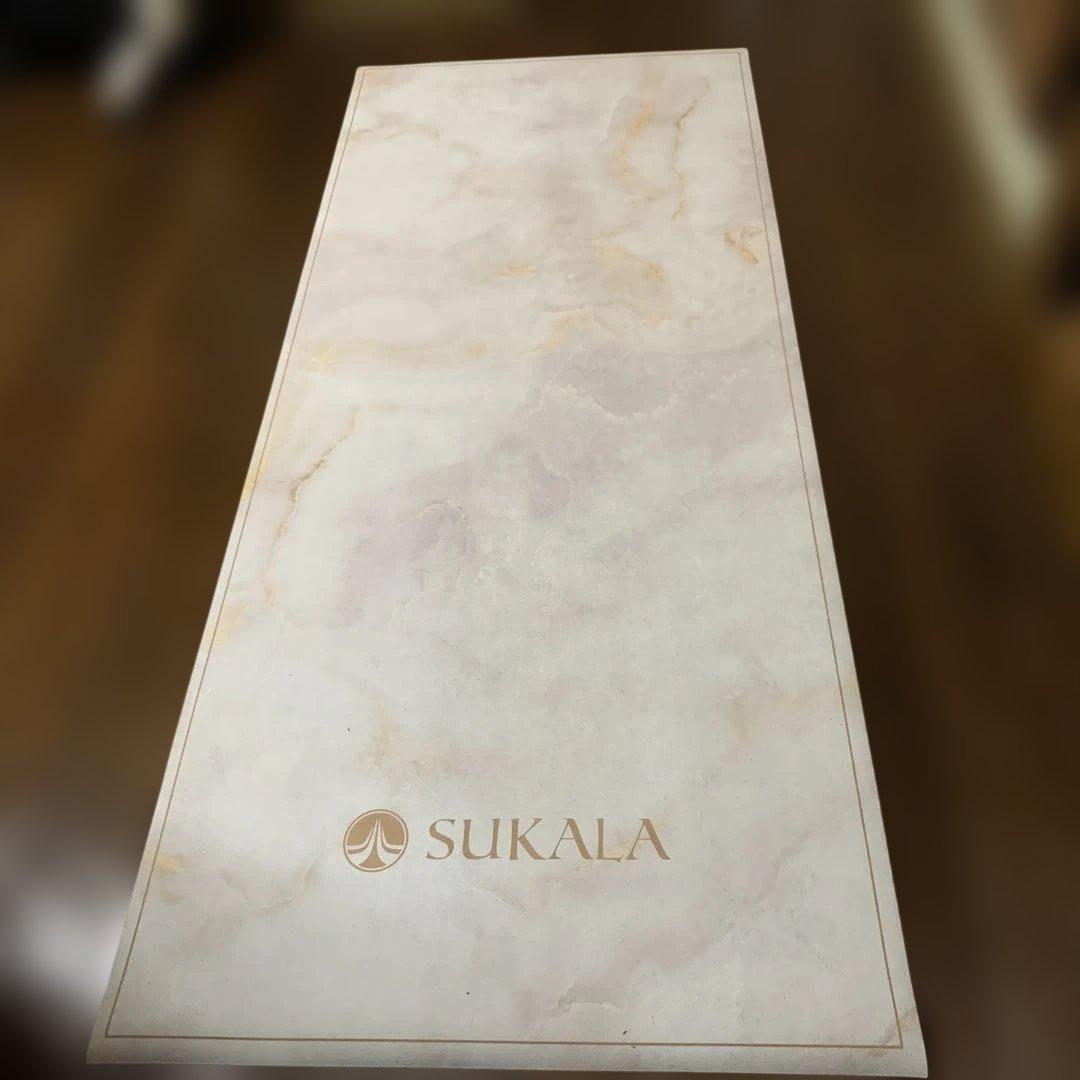 ヨガ・ピラティス VIEW PRINT TRAVEL YOGA MAT WHITE STONE