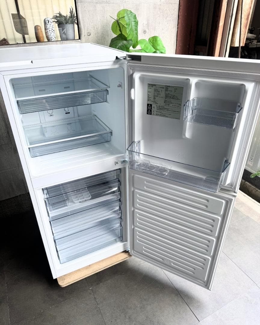 設置まで✨ TWINBIRD 一人暮らし用冷蔵庫 46L✨ 2023年製⭕️