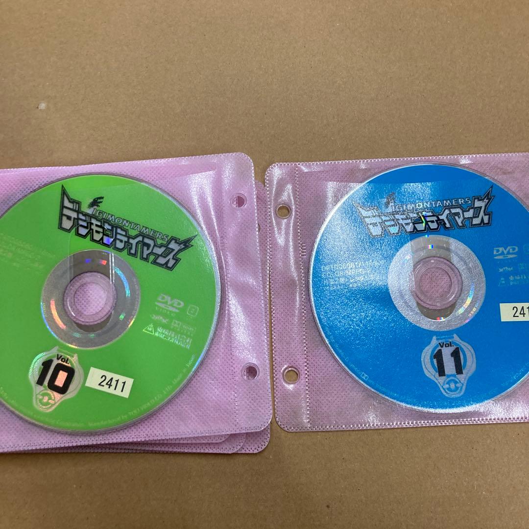 デジモンテイマーズDVD 全12巻セット　レンタル落ち