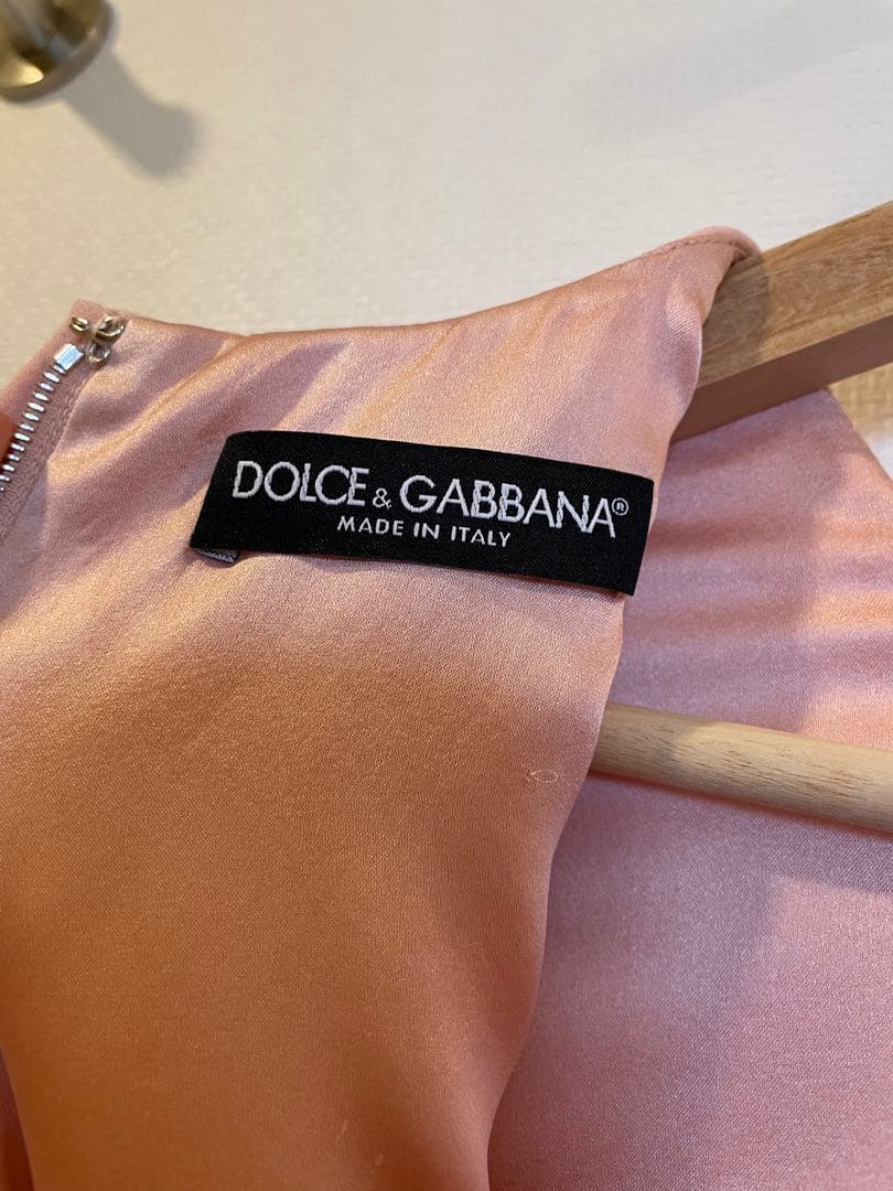 [タグ付き新品］DOLCE & GABBANA ピンクドレス
