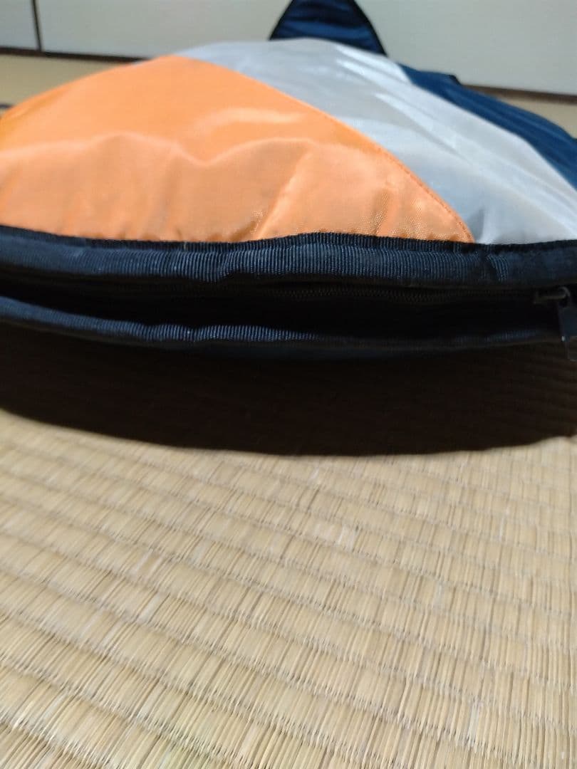 TOOLS サーフボードケース 青オレンジ 肩掛けストラップ付き