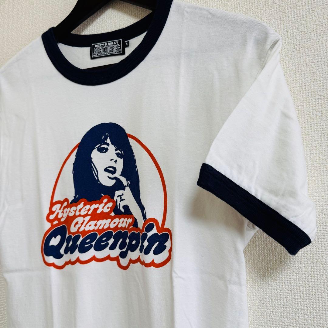 【美品・希少】HYSTERIC GLAMOUR リンガーT ヒステリックグラマー