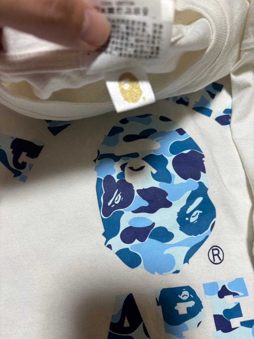 A BATHING APE 半袖メンズTシャツSサイズ ほぼ新品