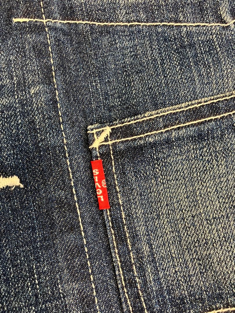 Levi's× Guerre カラー切替コラボデニムカバーオール
