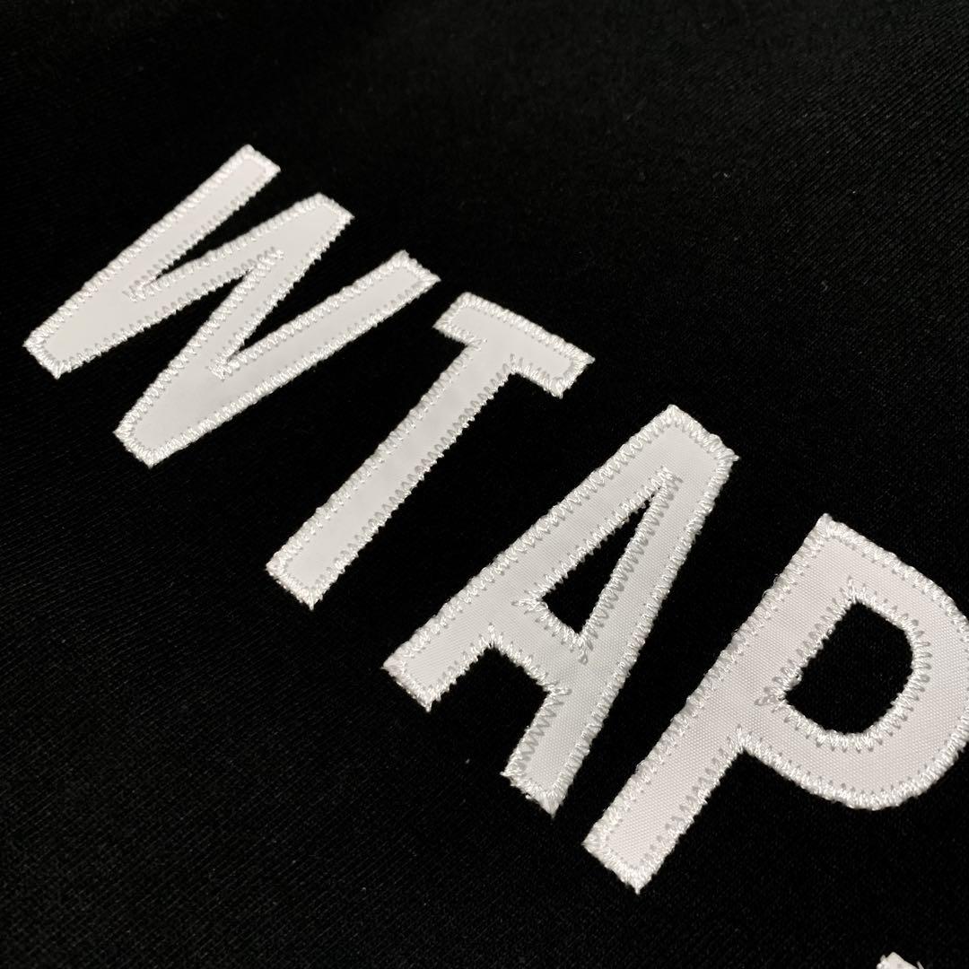 WTAPS ロゴ Tシャツ ロゴt ダブルタップス ブラック Black 黒 Ｌ