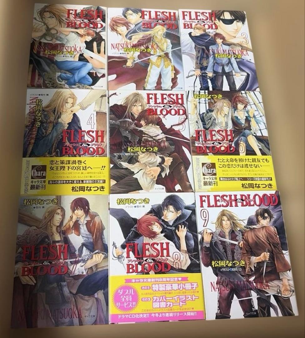 FLESH＆BLOOD 既刊全25巻➕外伝3冊他松岡なつき作品セット