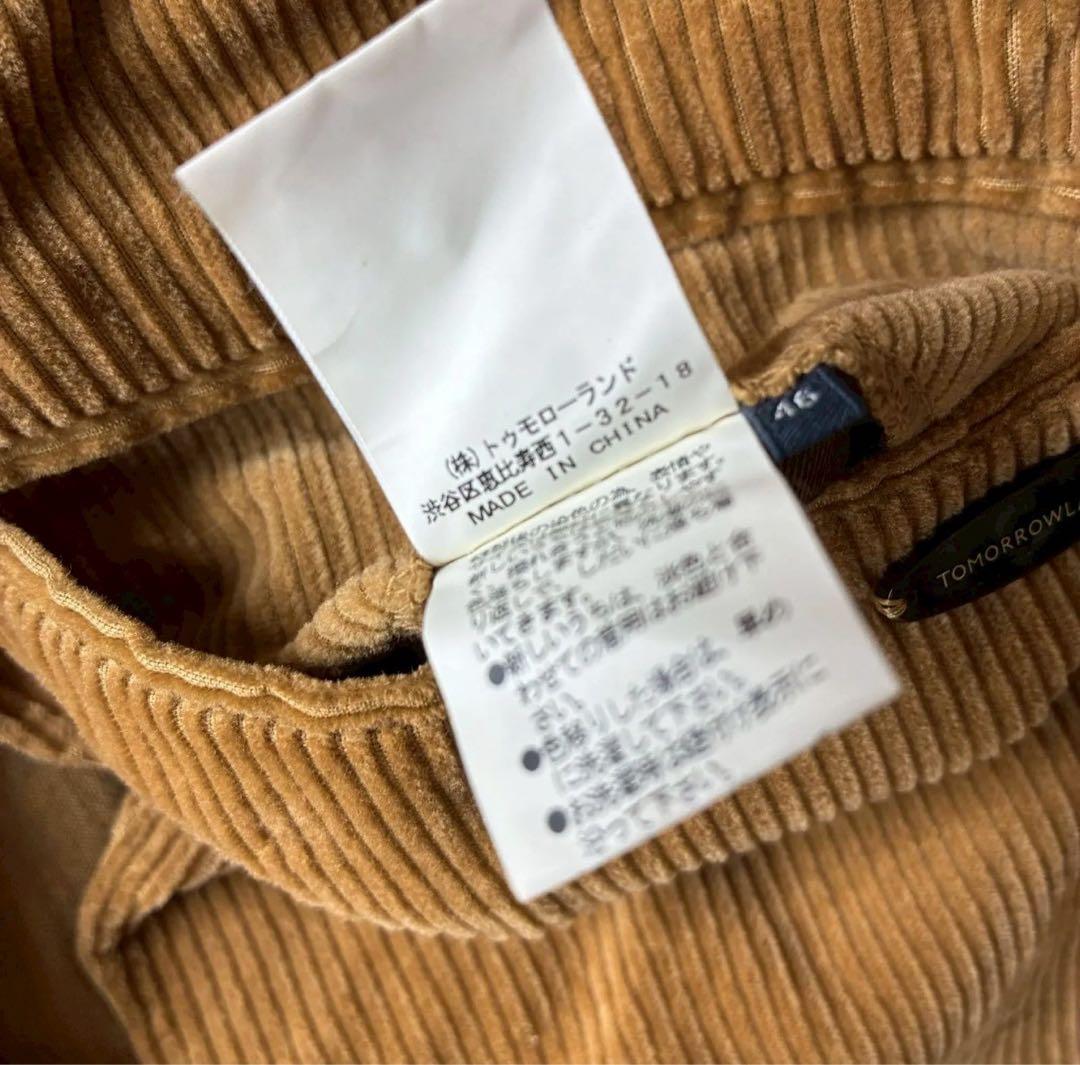 トゥモローランド コーデュロイ ダブルテーラードジャケットMサイズ