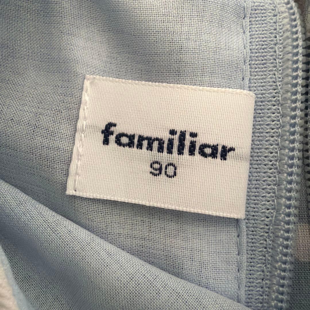 familiar 水玉模様 ワンピース　90
