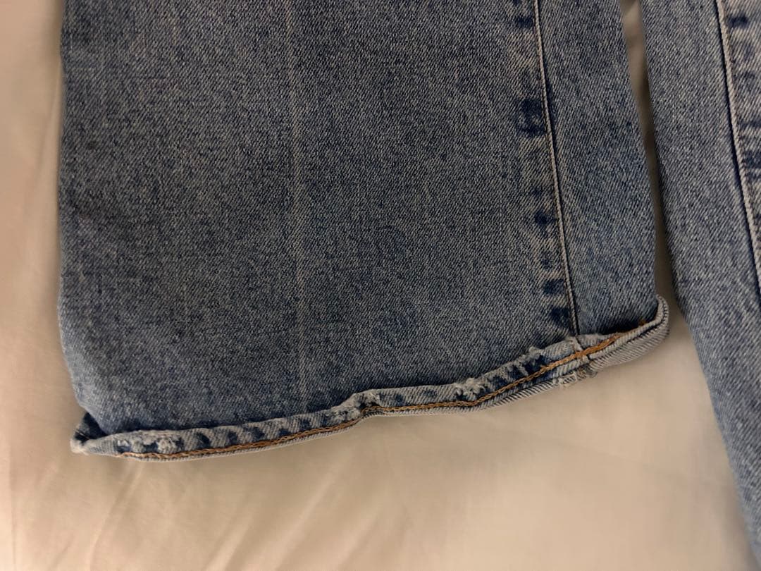 パンツ MOUSSY MVS FLARE color: BLU size: 24inch