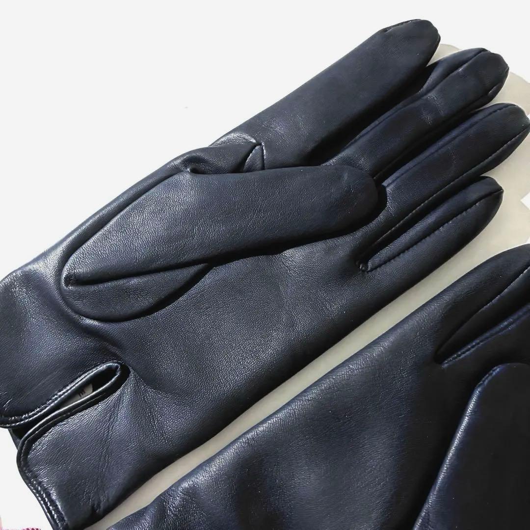DENTS デンツ　レザーグローブ　007 Bisley 本革　ネイビー　新品