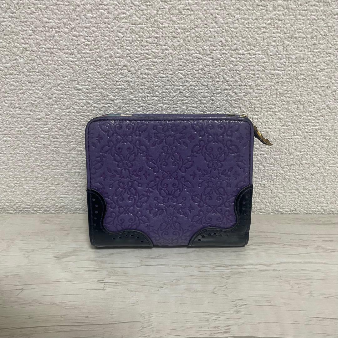ANNA SUI 財布 鬼滅の刃コラボ 二つ折り財布 胡蝶三姉妹