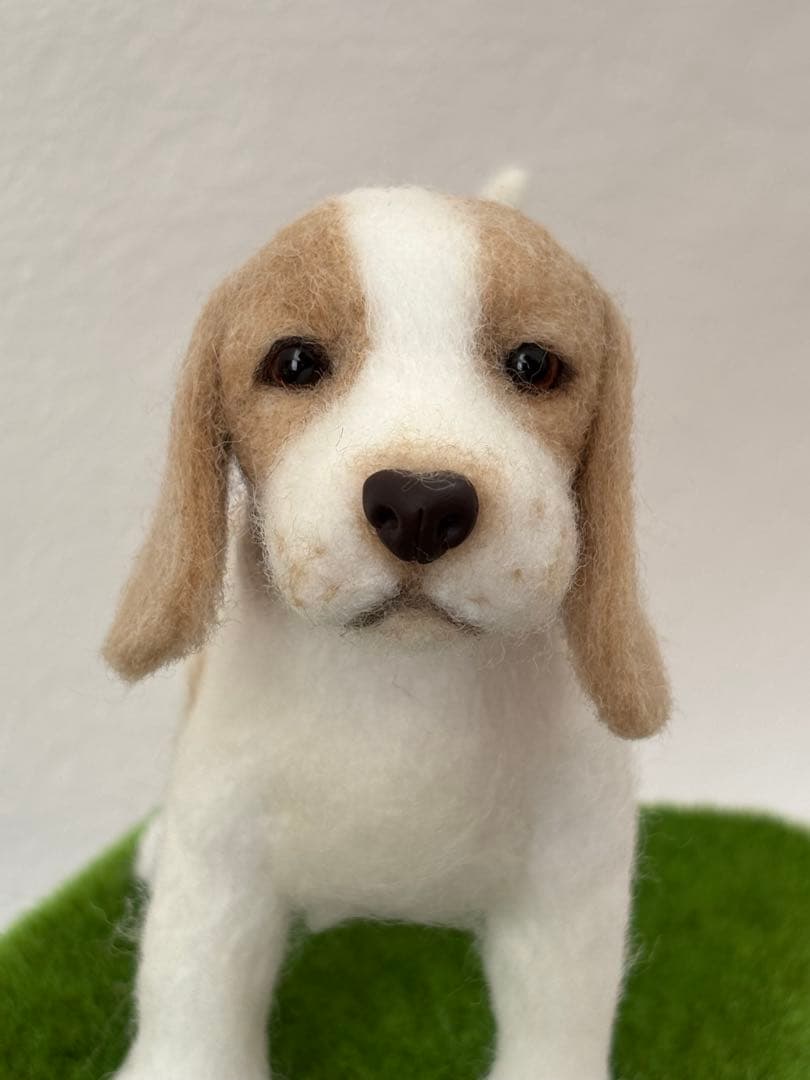 ビーグル犬 羊毛フェルト　ハンドメイド