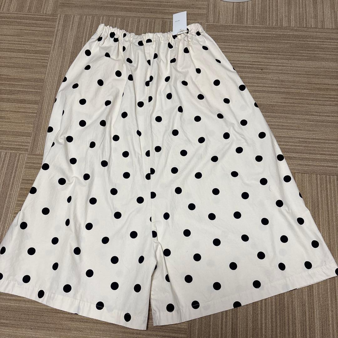 新品pritのスカートのような水玉パンツ