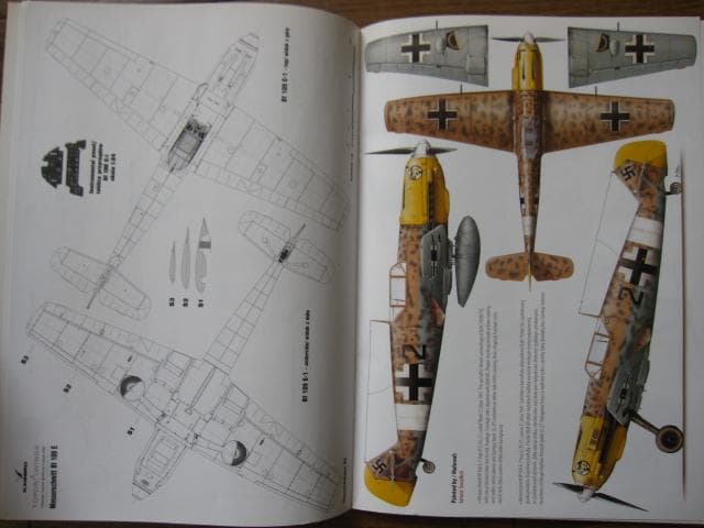 洋書 Messerschmitt Bf 109 E (Top Drawings)