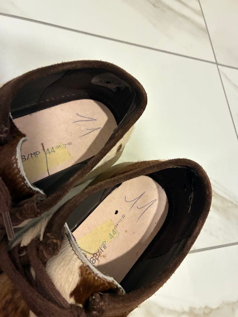 ZARA Clarksコラボ ハラコ wallabees ワラビー