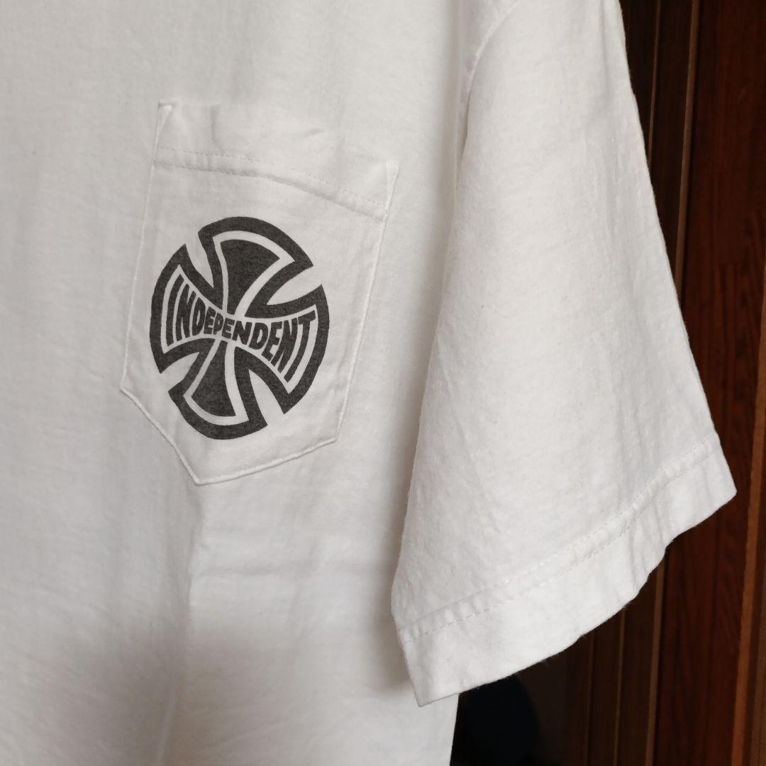 INDEPENDENT スカルグラフィック Tシャツ　アイアンクロス