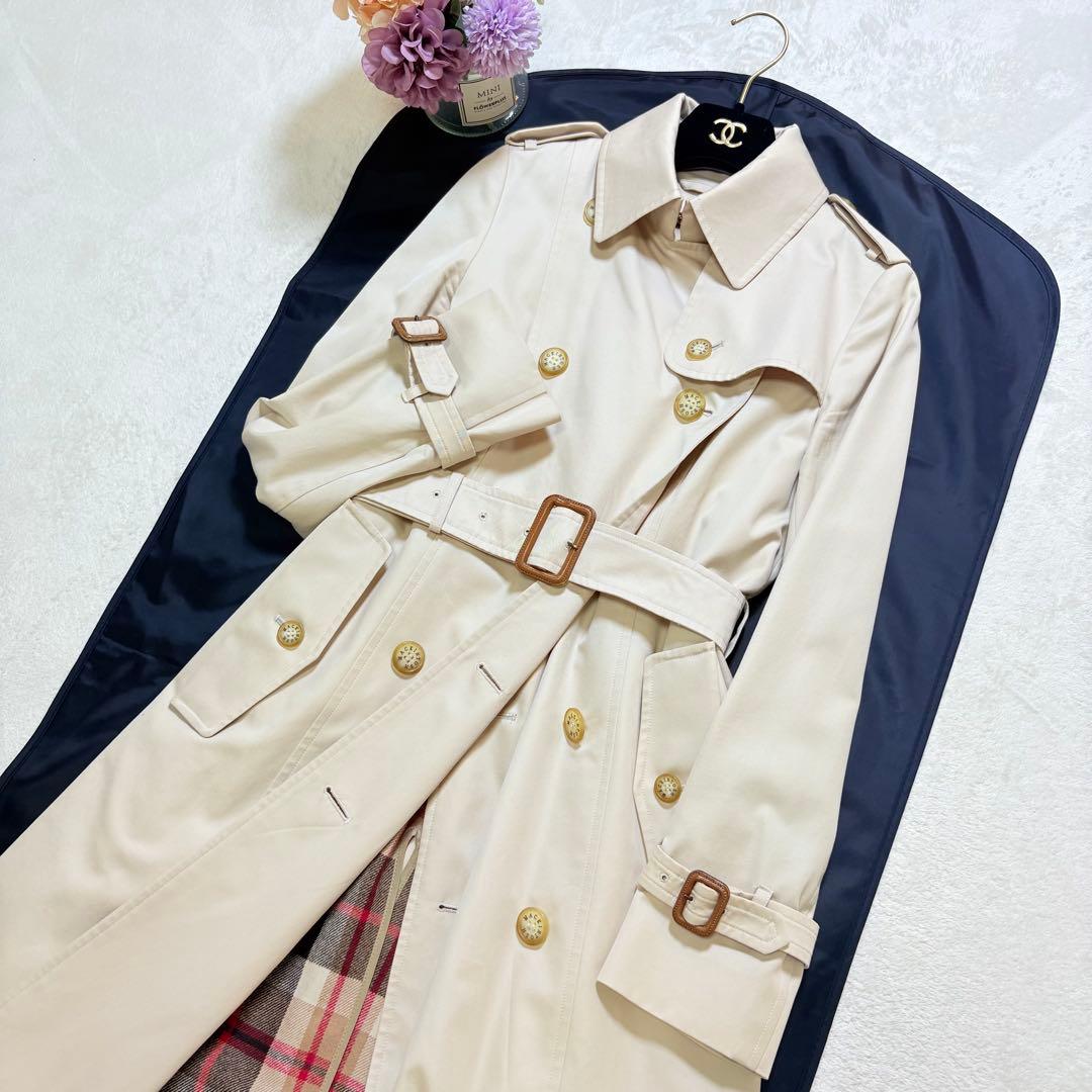 美品　マッキントッシュロンドン　ライナー付　トレンチコート　ダブル　ベージュ36