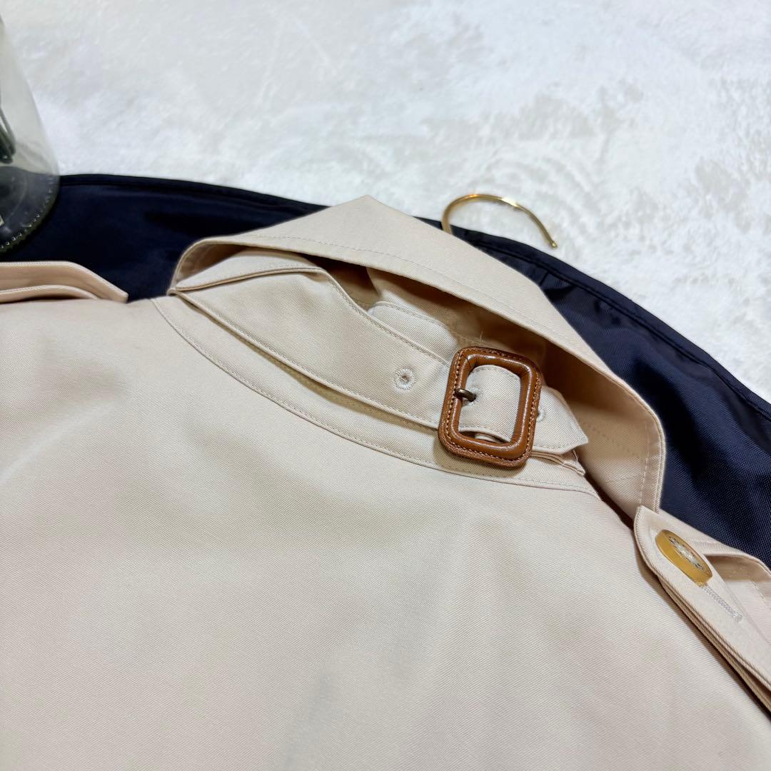 美品　マッキントッシュロンドン　ライナー付　トレンチコート　ダブル　ベージュ36