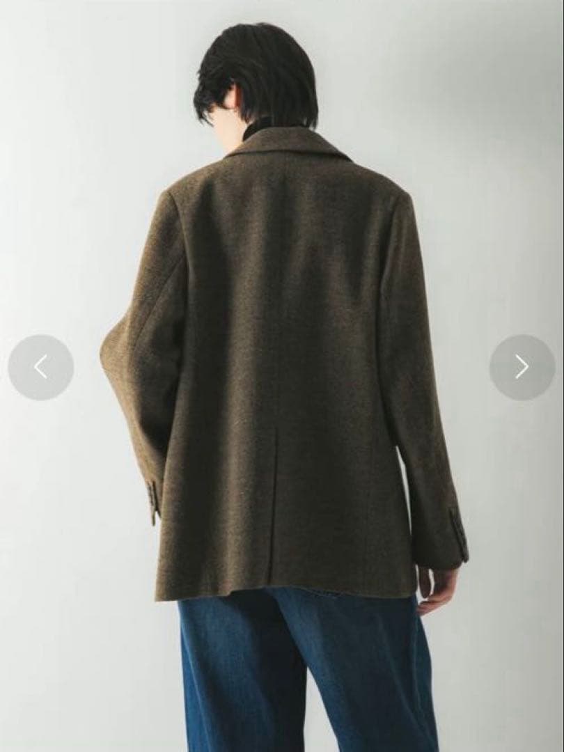 URBAN RESEARCH ブリティッシュウールツイードジャケット （カーキ）