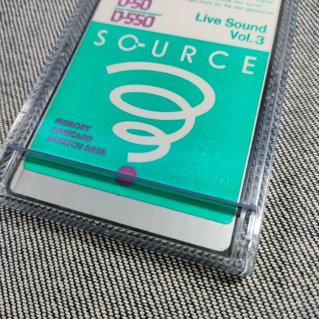 Roland D-50 D-550 用 ROMカード Live Sound