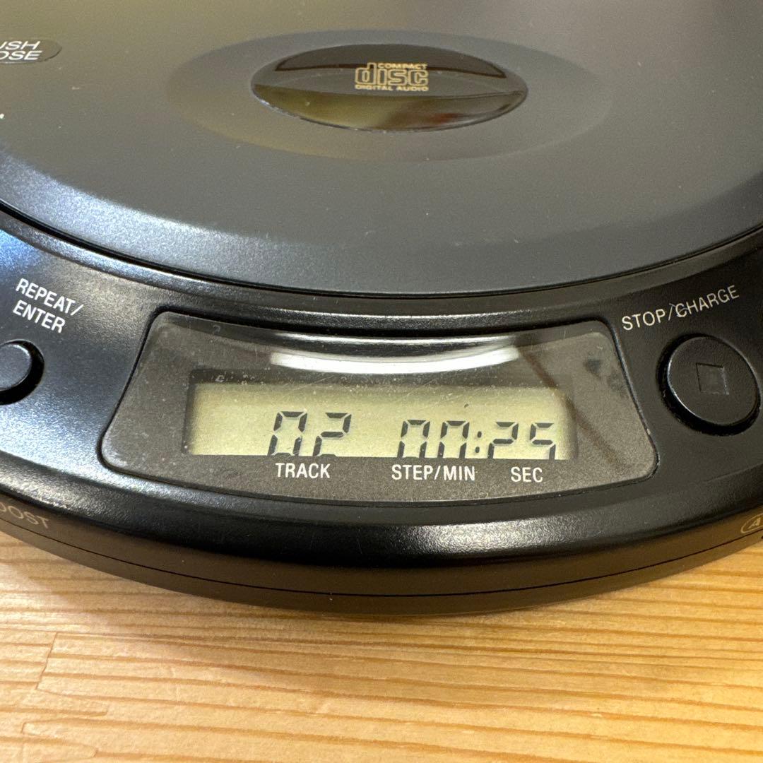 【希少品・動作正常】SONY Discman D-120ポータブルCDプレーヤー