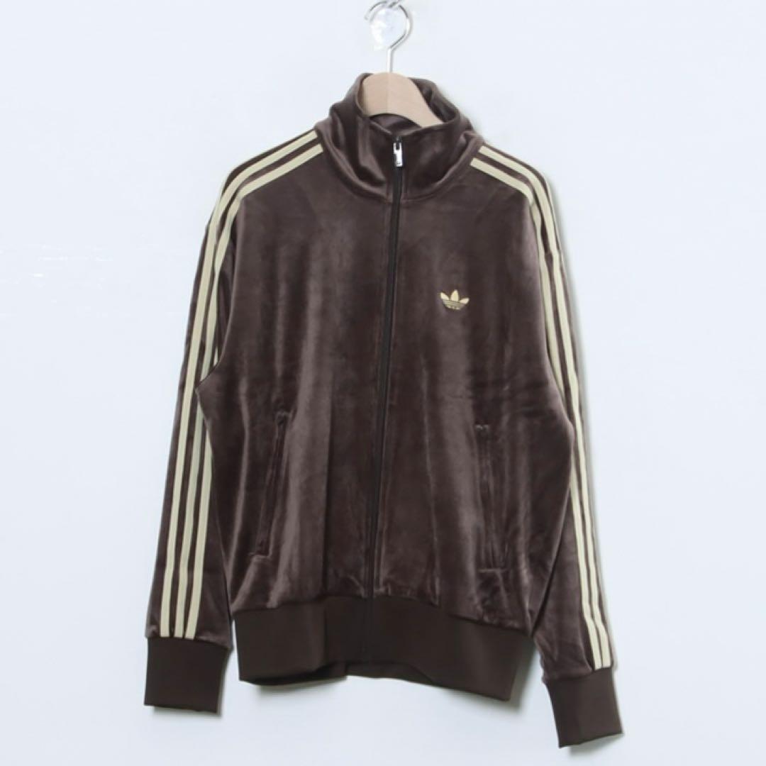 ジャケット・アウター adidas originals VELOUR FIREBIRD BROWN S