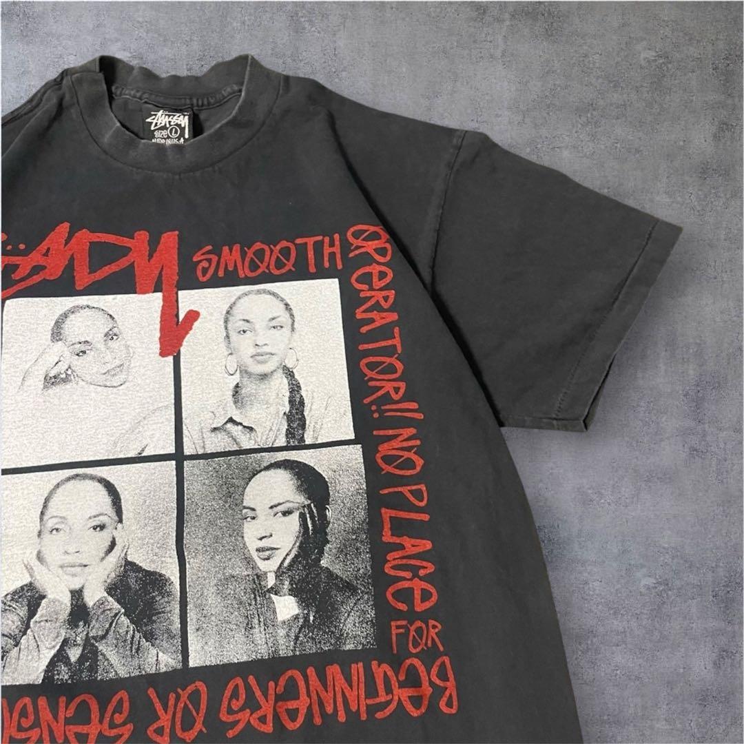 SADE×Stussy Tシャツ XL 両面プリント シャーデー ステューシー