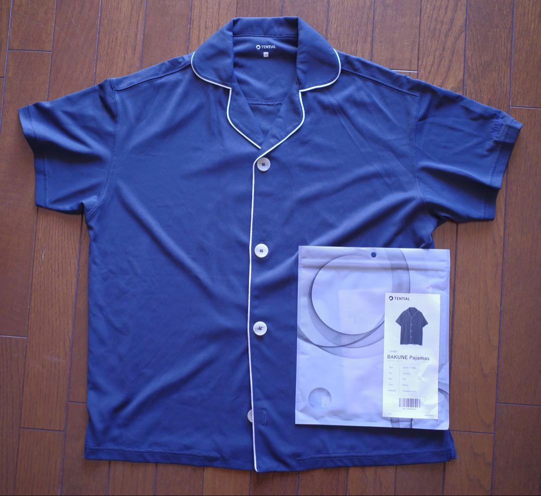 TENTIAL BAKUNE Pajamas ネイビー 半袖 ユニセックス　XS