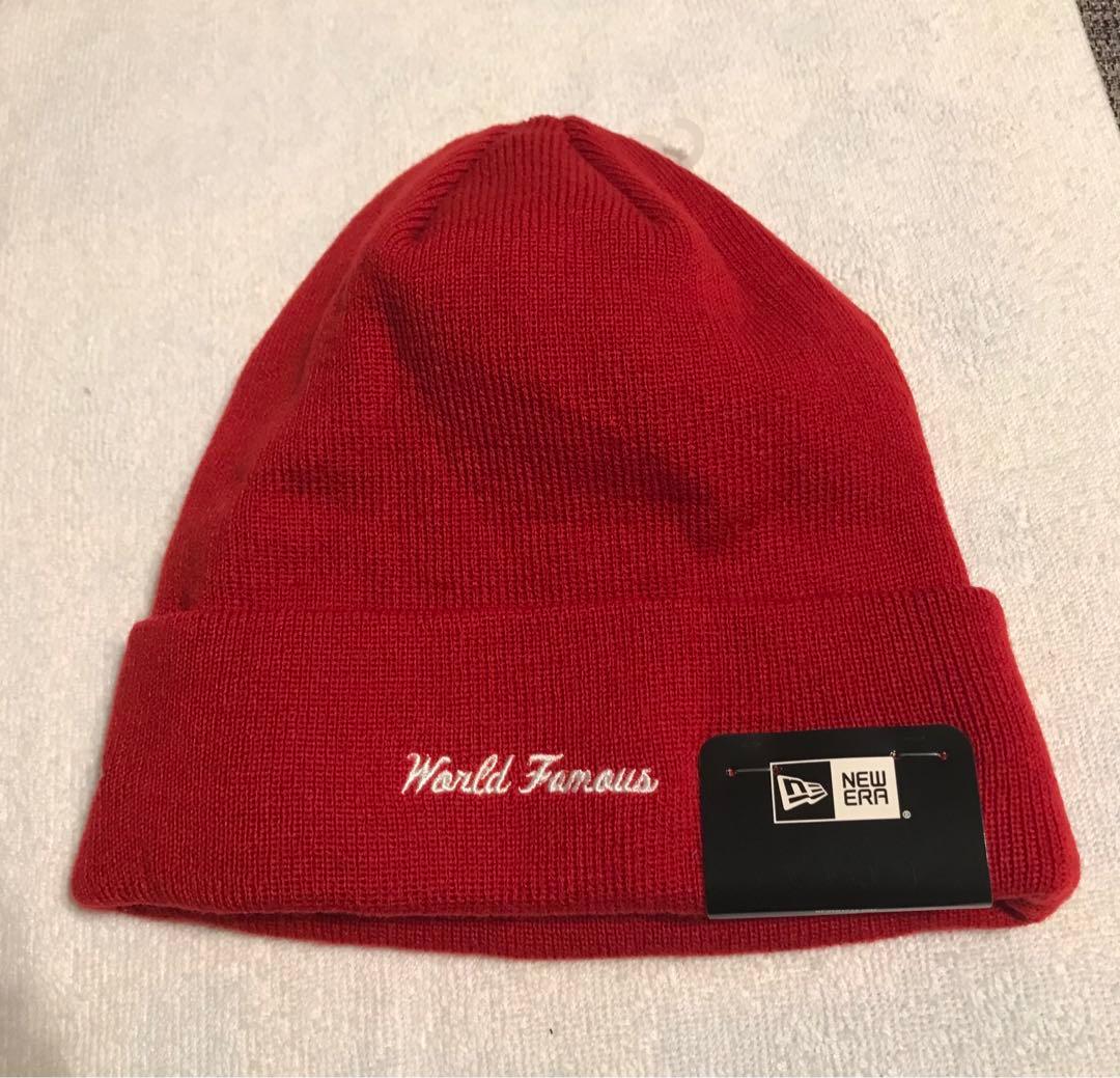Supreme シュプリーム　ボックスロゴ　ビーニー 18AW 赤