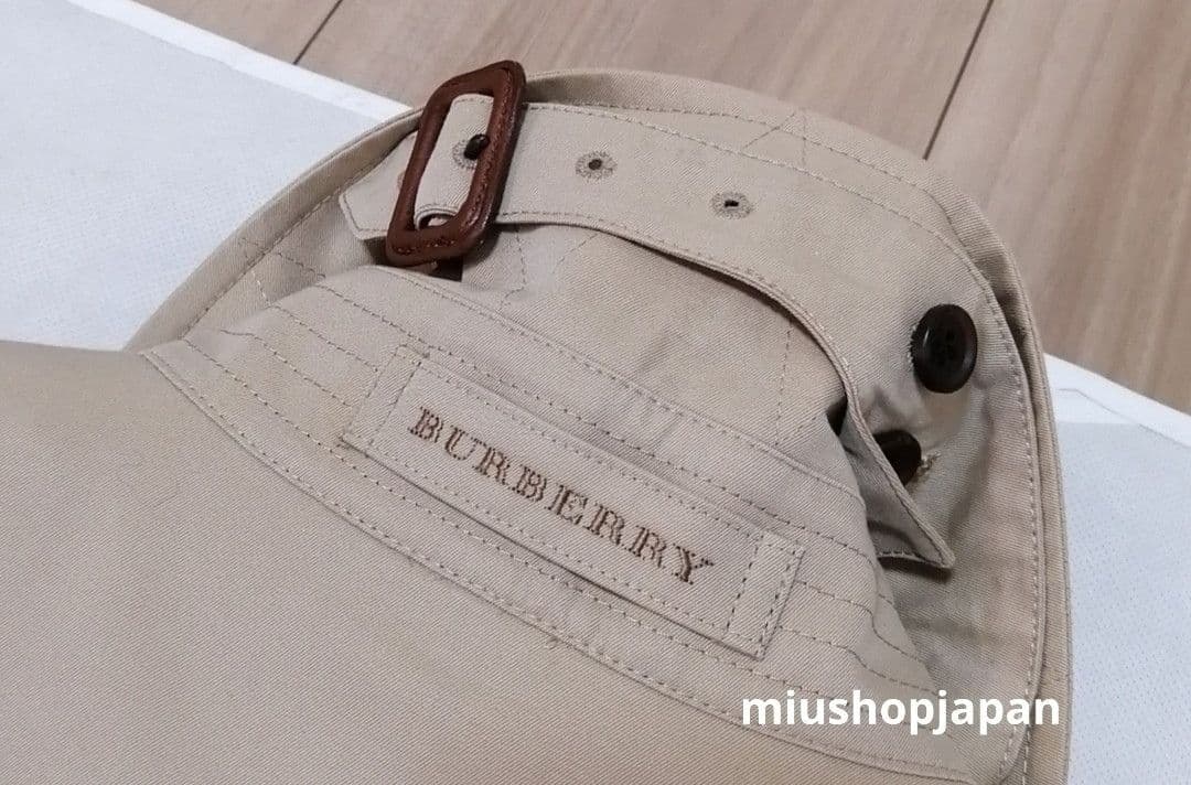 本物上質●38サイズ　BURBERRY　LONDON　トレンチコート　ハニー