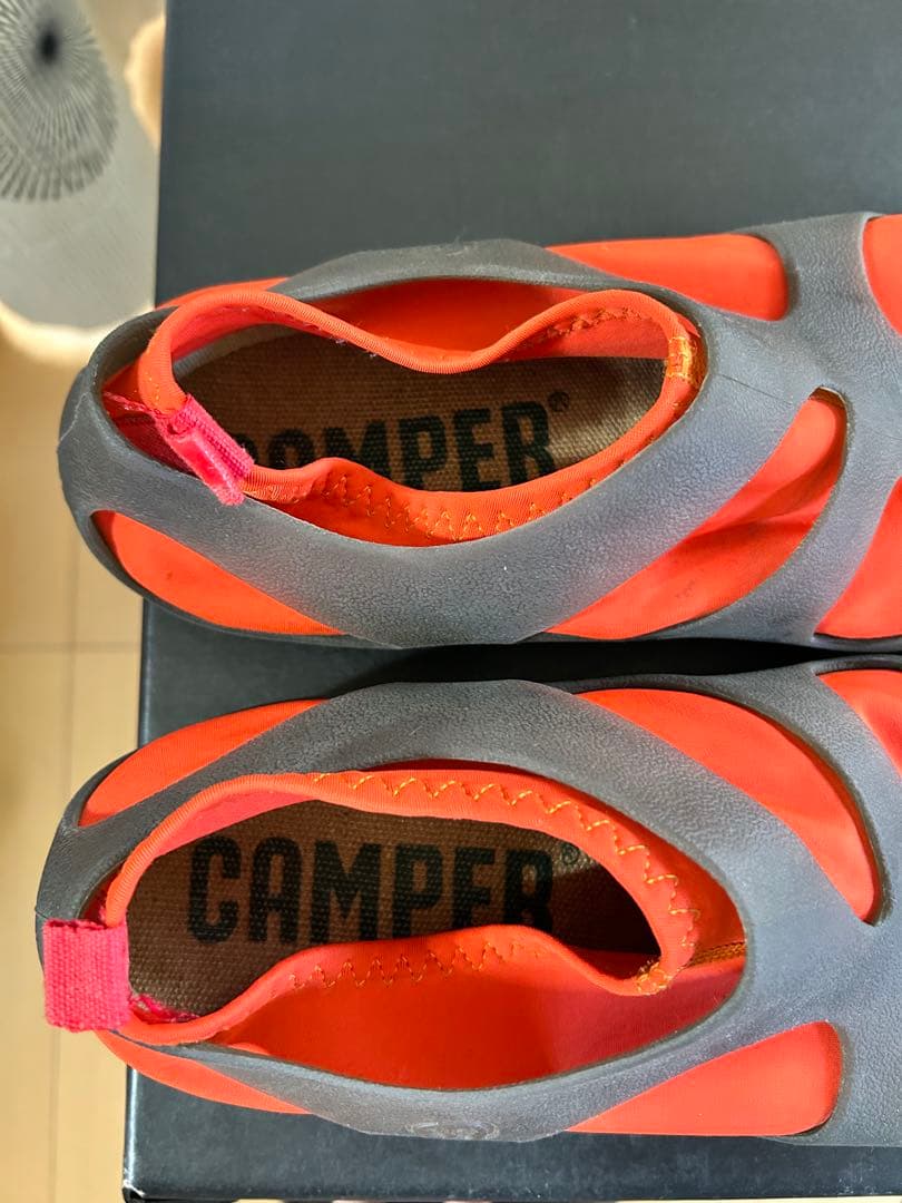 希少 camper wabi ラバー ブーツ 24㎝