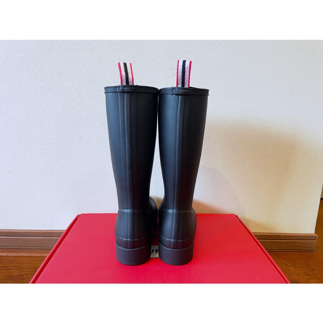 【オハナ】HUNTER ブラック 22〜22.5cm 長靴 箱付き