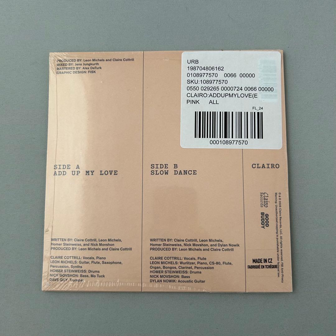 新品 3000枚限定 Clairo / Add Up My Love レコード