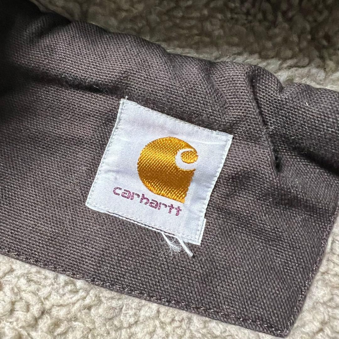 Carhartt バートレットジャケット サンドストーン ボア フード 茶