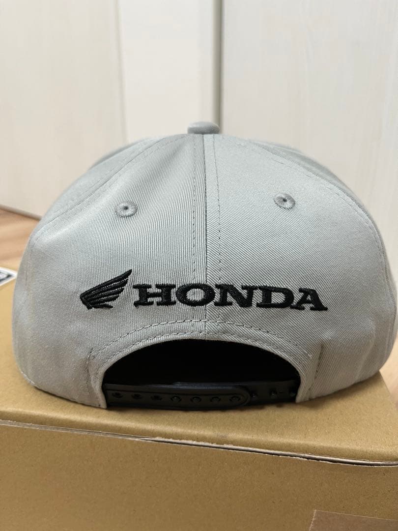 佐田ビルダーズ HONDA コラボ キャップ グレー　 SATA ホンダ